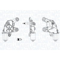 Scheibenreinigung, Scheibenwischermotor Magneti Marelli 064075400010