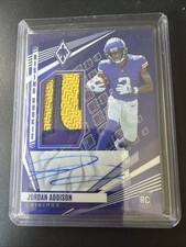 2023 Panini Phoenix Football Jordan Addison Rookie Patch Autograph (RPA) /10🔥