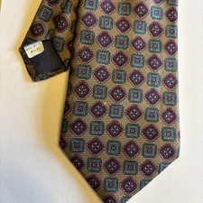 Vintage Norseman 100% Silk Neck Tie Mod Abstract Made in USA, Original Price Tag