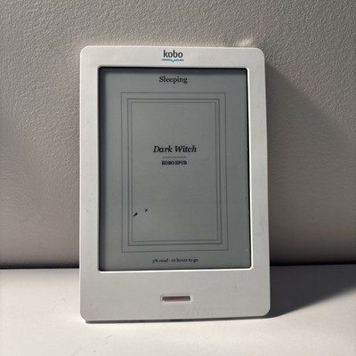 Kobo Touch N905C eReader 6'' E-Ink Pearl Display Wi-Fi White Quilted Back