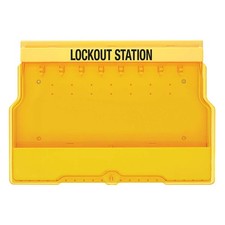 Master Lock S1850 Lockout Station with Cover (LOTO safety station).