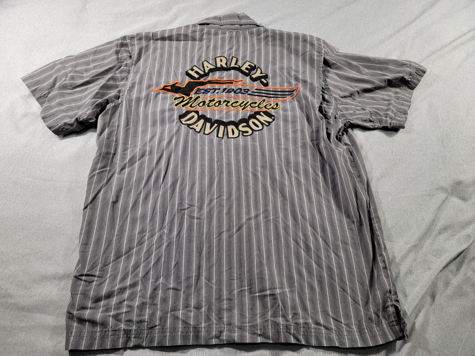 Harley Davidson HD Performance Button Up Shirt Me… - image 1