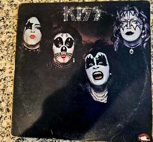 KISS Self Titled 1st Vinyl Record Album 1974  Vintage