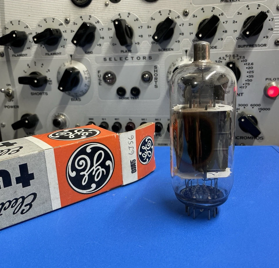 TUBO DE VACÍO ELÉCTRICO STRONG GE 6JS6 - PROBADO EN MUY BUEN ESTADO - USADO Foto 2 de 4