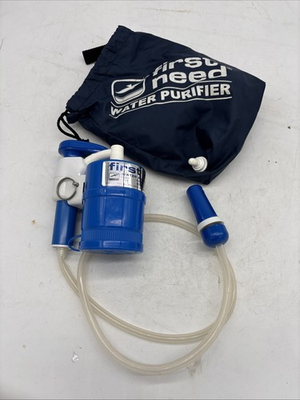 #ad First Need Portable Water Purifier Microfilter Filter Pump Purification System $19.99
