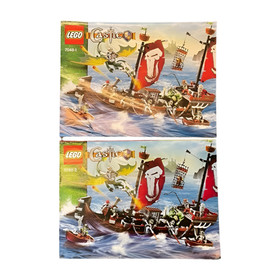 LEGO 7048 Troll Warship NO DRAGON Castle Fantasy Era With Minifigures Used