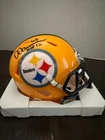 Pittsburgh Steelers Dermontti Dawson "HOF 12" Mini Size Signed Helmet With COA