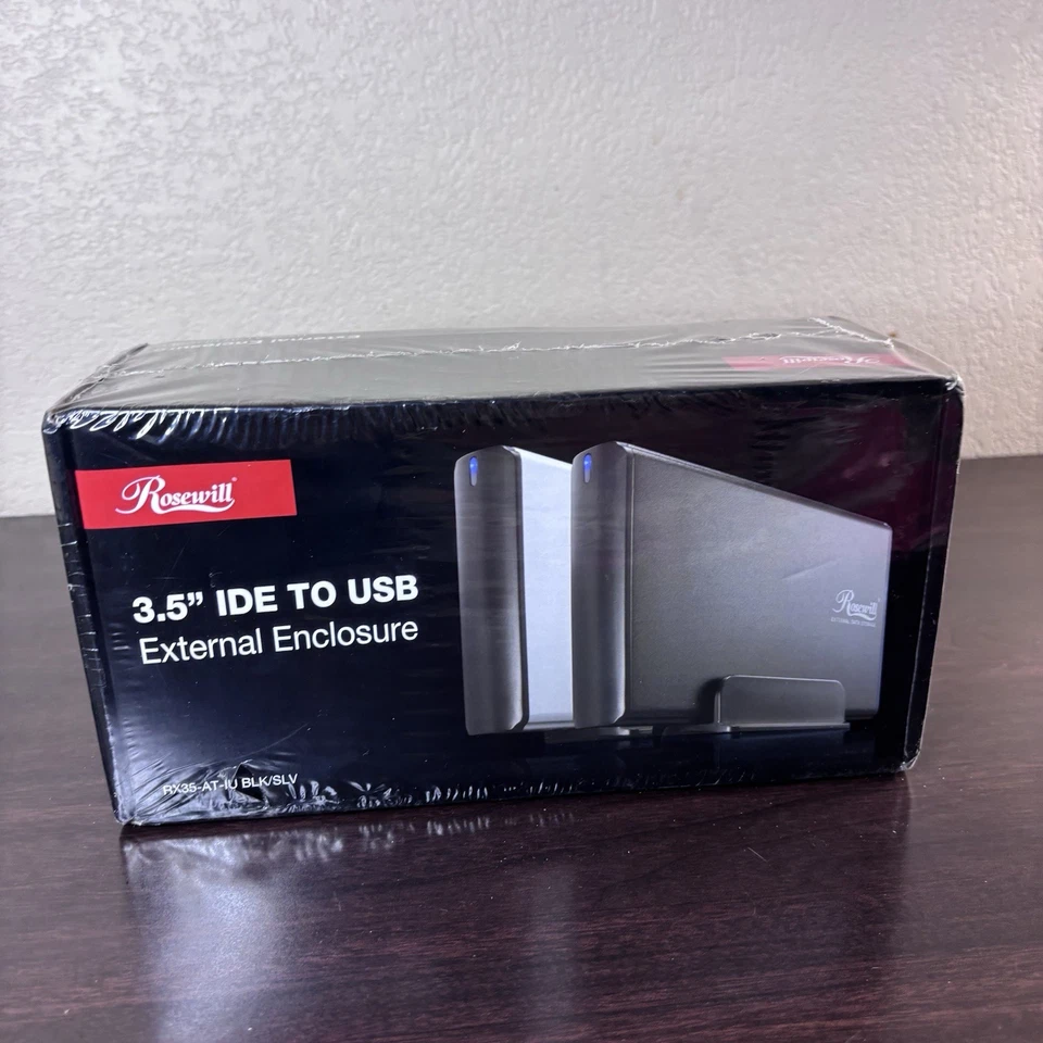 Rosewill 3.5” IDE To USB External Enclosure RX35-AT-IU SLV - Image 3 of 4