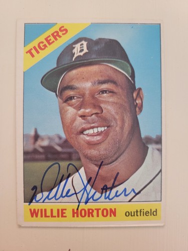 (1) Al Kaline & (3) Willie Horton Autographed Cards - Picture 4 of 5