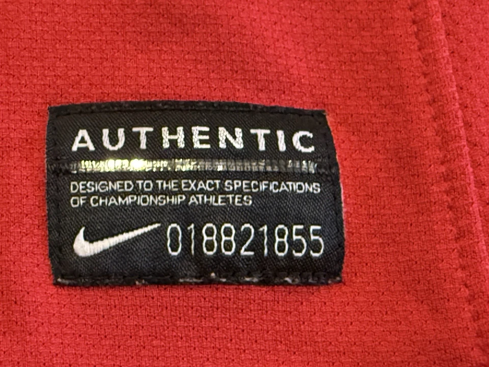 Camiseta de fútbol Nike para niños jóvenes roja blanca Arsenal Fly Emirates talla XL 424005-620 Foto 4 de 4