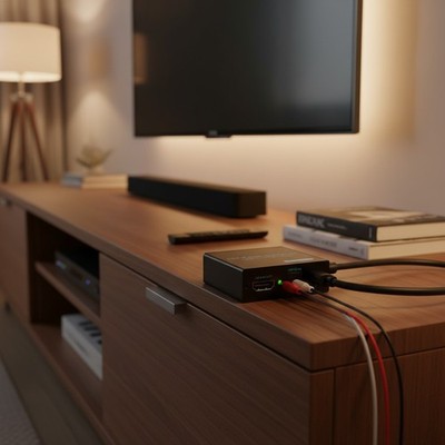 HDMI to Optical & AUX Adapter - 4K Video Support with Plug and Play Ease