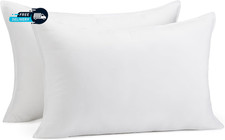 down Alternative Pillows for Stomach and Back Sleepers Soft Density Queen Size