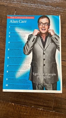 ALAN CARR interview poster | Rare Q Magazine cutout (1 page)