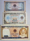 Vietnam 2 to 100 Dong 1980, Set of 3