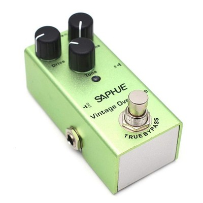 SAPHUE Vintage Overdrive Guitar Effects Pedal Light Green 