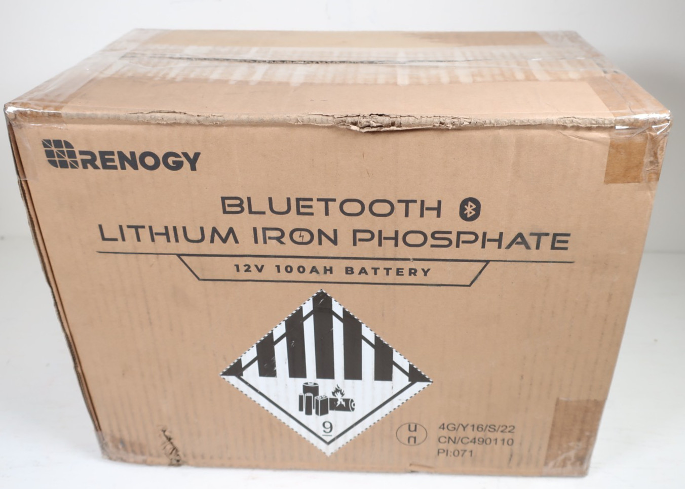 Renogy Bluetooth Lithium Iron Phosphate 12V 100Ah Battery Fast Free Shipping. Available Now for $247.49