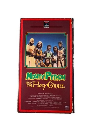 Monty Python and The Holy Grail 1975 VHS Tape British Comedy RCA Sideloader 1985