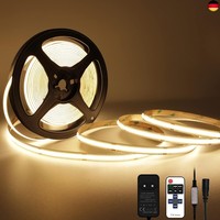 Cob Led Streifen 2700K Warmweiß, 5M Dimmbares 24V Flexibles Cob Led Streifen