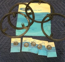 NOS Ford 1955 1956 Fairlane T-Bird Lot Tail Light Body Pads & Tach Grommets 57