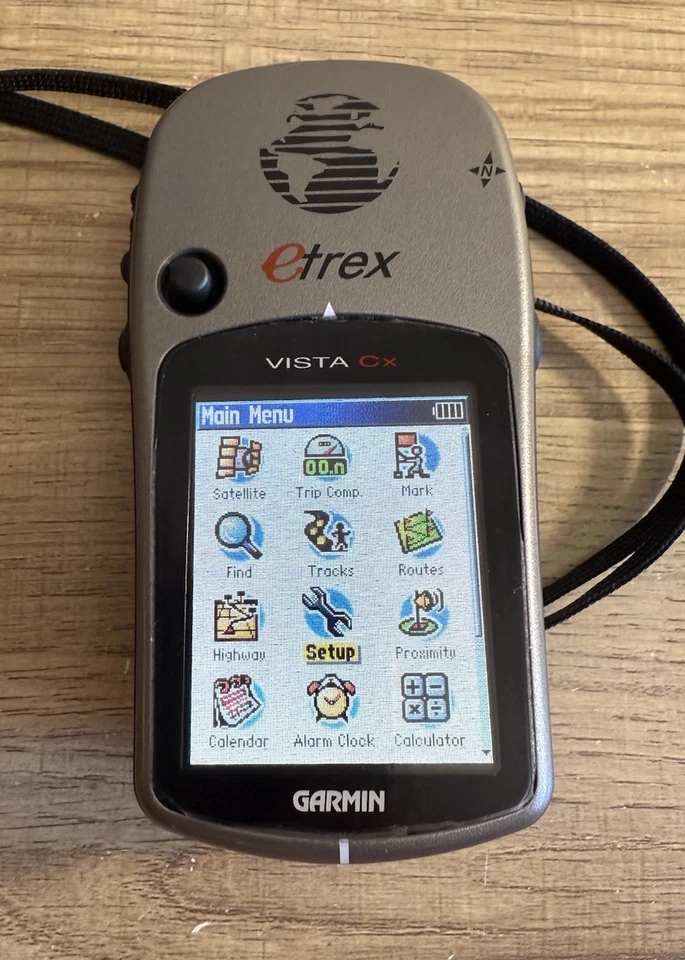 Garmin eTrex Vista Cx GPS USB Waterproof Bundle w/ Case – Tested – Works - Image 4 of 4