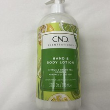 CND Hand Body Scentsations Citrus Green Tea Lotion 976 ml / 33 oz