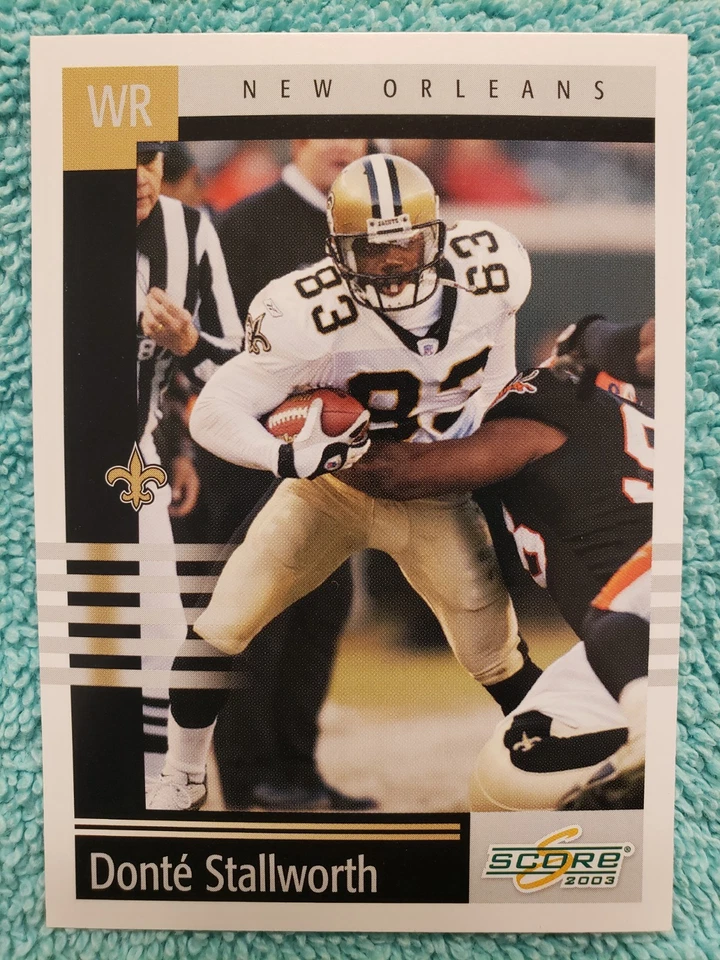 2003 SCORE DONTE STALLWORTH #212 NEW ORLEANS SAINTS - Image 2 of 4