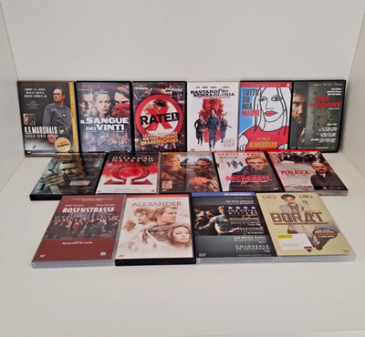 Lot 15 DVD Filme verschiedene Dramen Action Abenteuer Holocaust Historisch Gutscheine