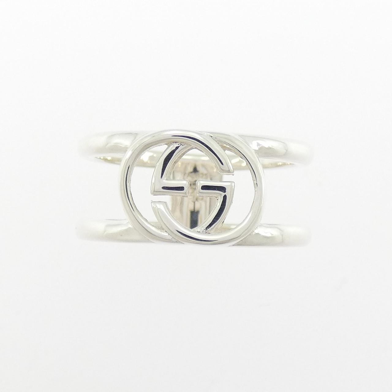 Authentic GUCCI Interlocking Wide Ring  #260-008-… - image 2