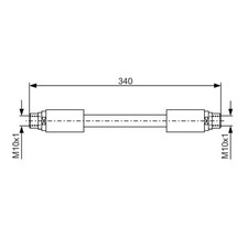 2x Bremsschlauch vorne für Audi A6 4FH C6 4F2 4F5 | 24308754