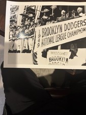 1949 brooklyn dodgers national league champions vintage photo