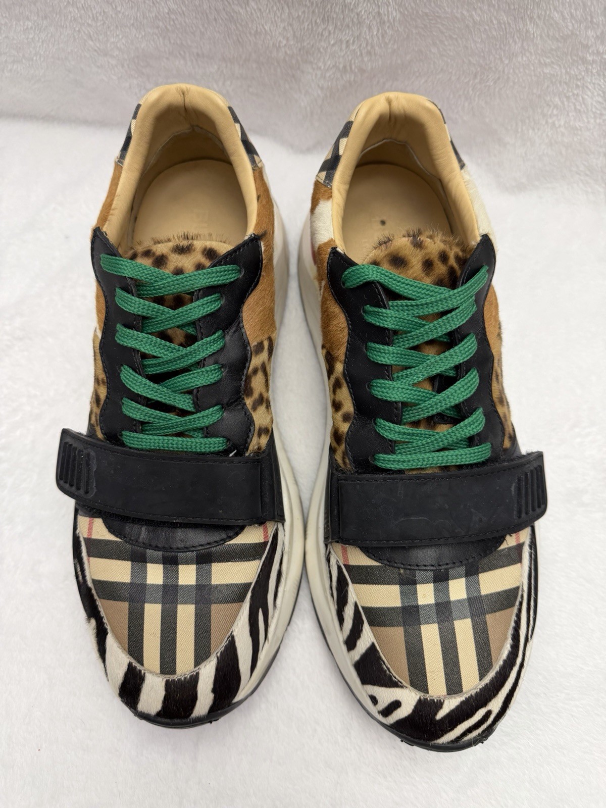 Burberry London Ramsey Animal Vintage Check Sneakers Men’s Size 43 thumbnail 13