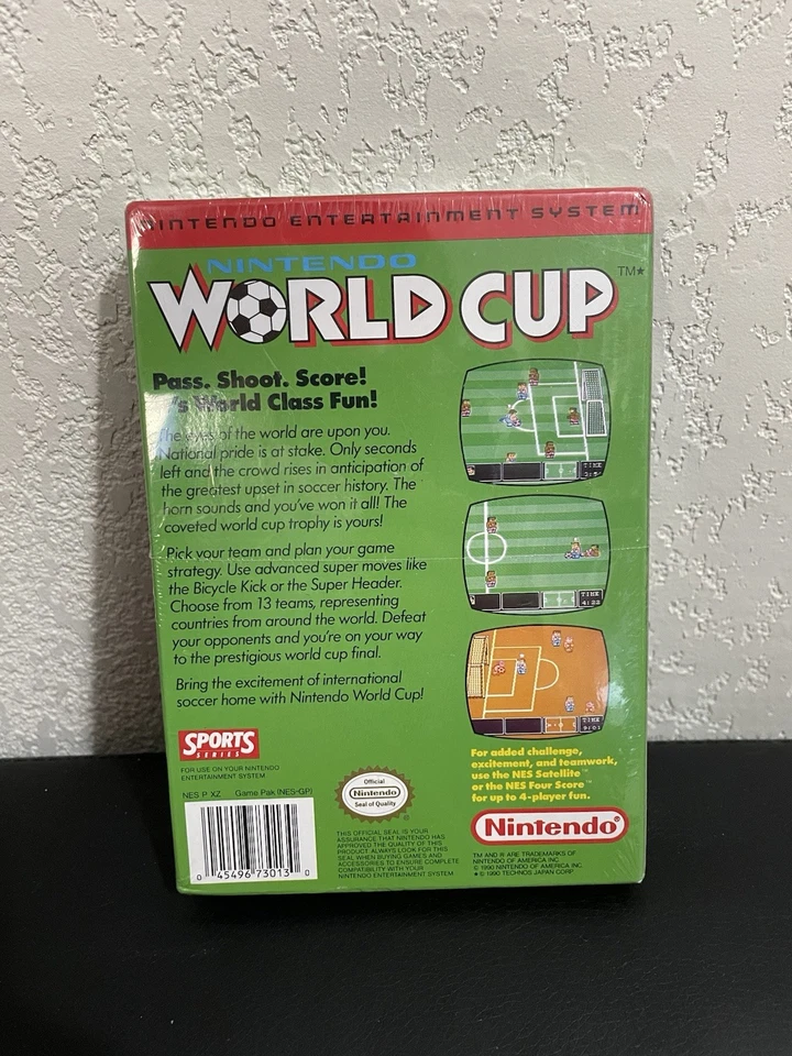 Nintendo World Cup New NES Factory Sealed Rare  - Image 3 of 4