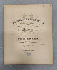 Luigi Legnani Op 204 Rondoletto Scherzoso Guitar Sheet Music Classical Italian