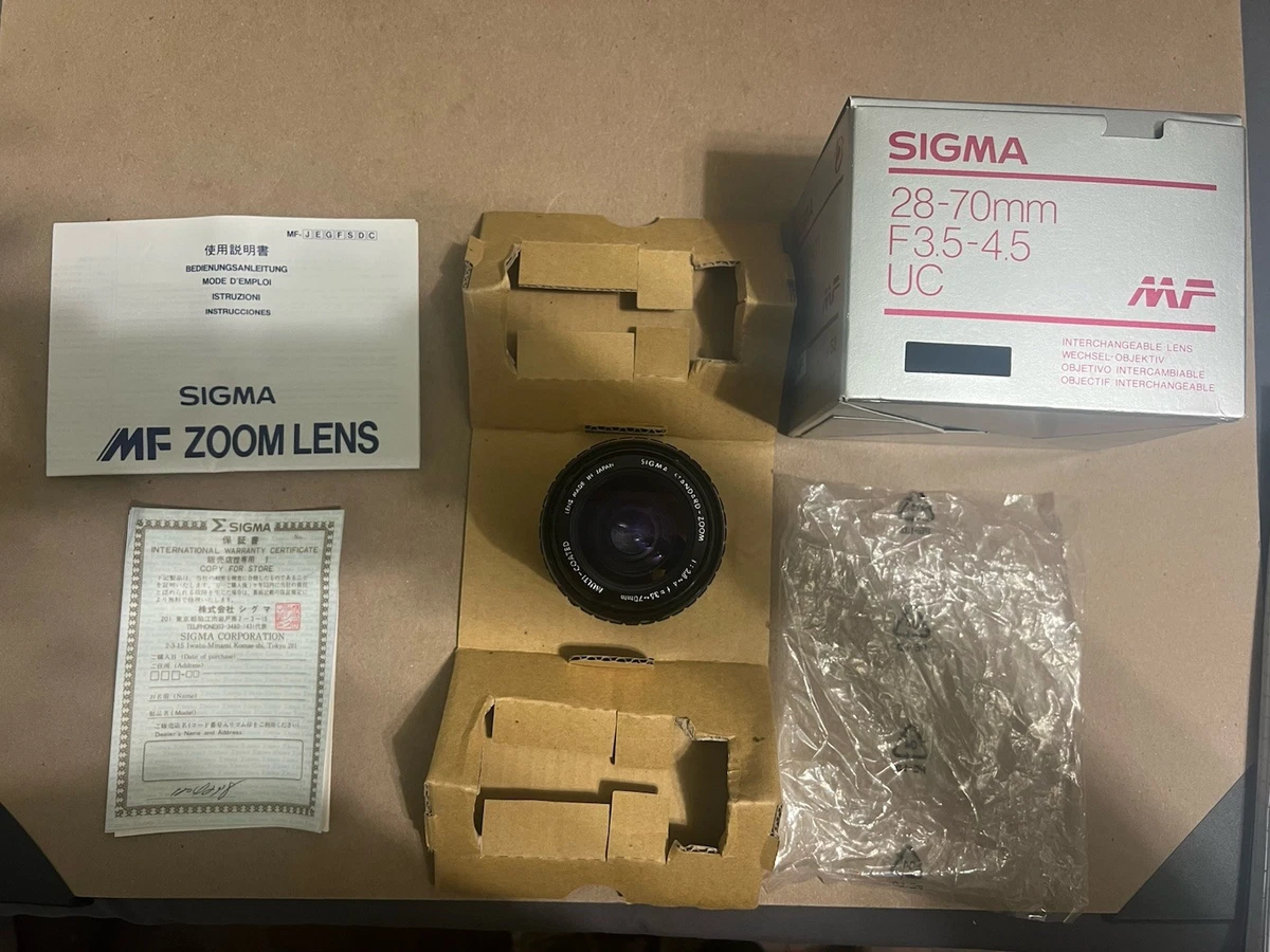 Sigma Camera Lenses for Minolta 28-70mm Focal for sale | eBay
