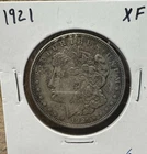 1921 P Morgan Silver Dollar - 90% US Coin Free Shipping XF