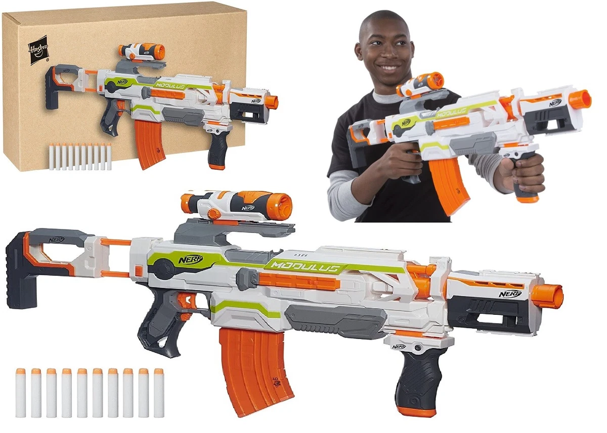 Nerf N-Strike Modulus 30+ Combinations ECS-10 Blaster Ages 8+ Toy Gun Play Fire 630509335220 |