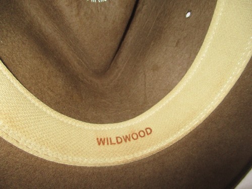 STETSON SMALL WILDWOOD ACORN CRUSHABLE 100% WOOL WESTERN HAT - Picture 7 of 8