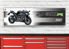 BR470B Kawasaki ZX10R SE2018 Inspiriert Garage Werkstatt Banner Schild