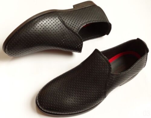 Nuove scarpe da uomo GIOVANNI CONTI $723 taglia 9,5 M US (EUR 41M) nere Made in Italy - Foto 3 di 6