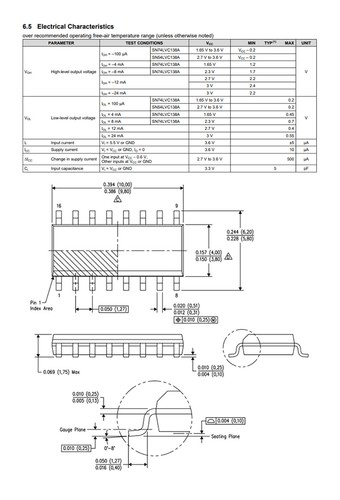 Original SN74LVC138ADR SOIC-16 decoder/demultiplexer IC chip - Picture 6 of 9