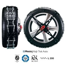 *FRP* n.210 CATENE DA NEVE TRAK AUTO MAGGI RUOTA 15" 205/60-15 snow chain cadena