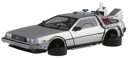 Movie Mecha No.BT-02 1/24 Back To The Future PartII Time Machine Plastic Model - Picture 1 of 5