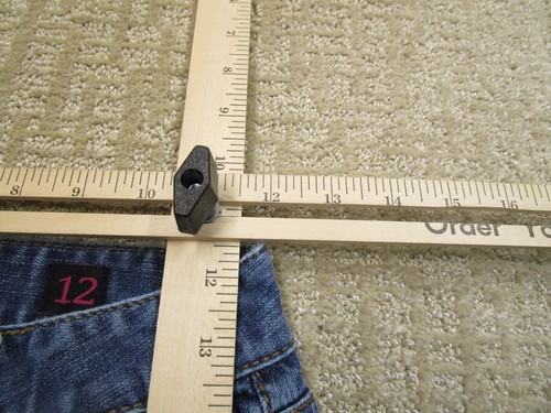 Rock & Roll Jeans Girls 12 Blue Low Rise Flared Western Youth Pants Dark Wash - Picture 5 of 9