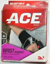 3M Ace Adjustable Wrist Support  -  Black/Grey  Support Level 2
