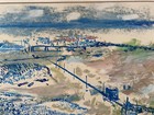 Ashroken, Long Island, Painted  Oil On Paper By Earl Mayan 1968 — photo 6