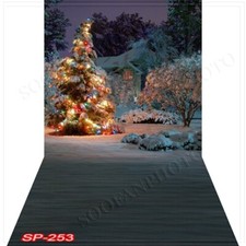 10'x20' CP Christmas Season Scenic Microfiber Fabric background backdrop SP253