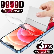 Hydrogel Film For iPhone 17 16 15 14 13 12 11 Pro Max Air X XS Screen Protector