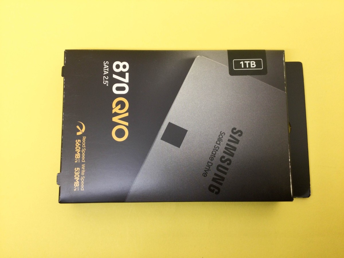 Samsung 870 QVO Series 1TB 2.5'' SATA V-NAND Internal SSD MZ Samsung 870 QVO Series 1TB 2.5'' SATA V-NAND Internal SSD MZ