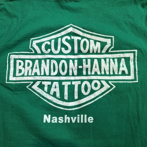 Cars Women Bikers Motorcycle Nashville Tattoos Hell Yeah Made In USA Shirt Med - 第 2/7 張圖片