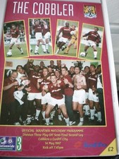 The Cobbler Northampton Town V Cardiff City, Division 3 Play Off, 14th MAY 1997.